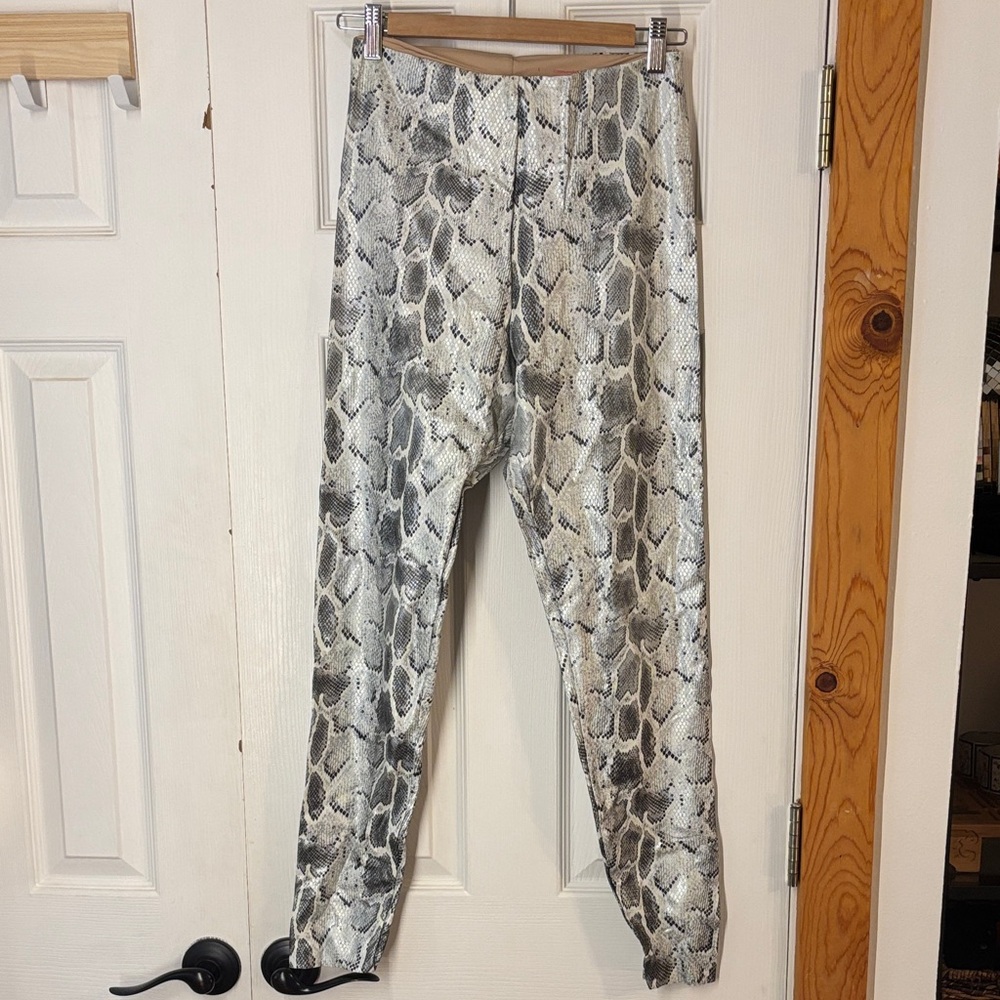 Commando Snakeskin Print Leggings L